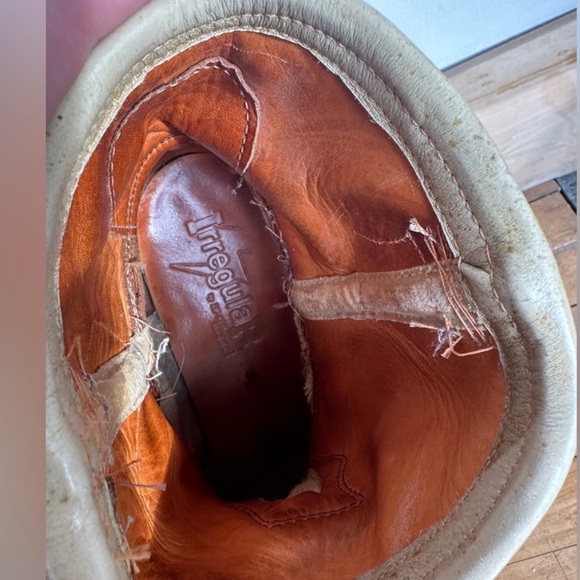 Santa Rosa vintage style reworked engineer boots SZ 8.5 by Zip Stevenson - Picture 5 of 7